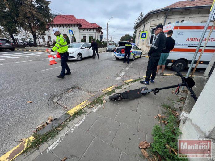 accident trotinetă
