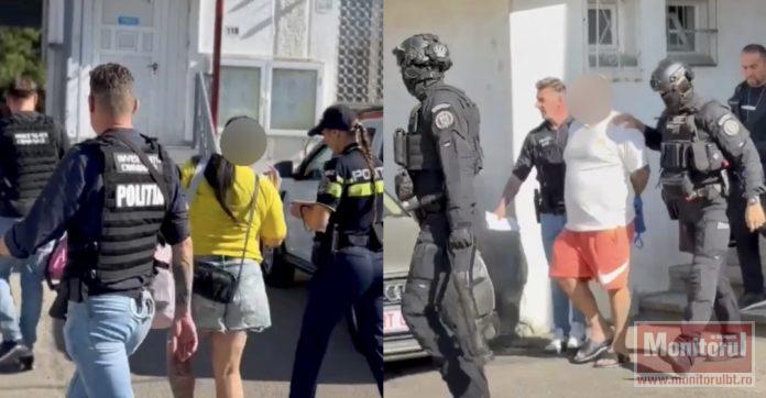 Traficanți de persoane din Botoșani, băgați după gratii cu mascații (VIDEO)