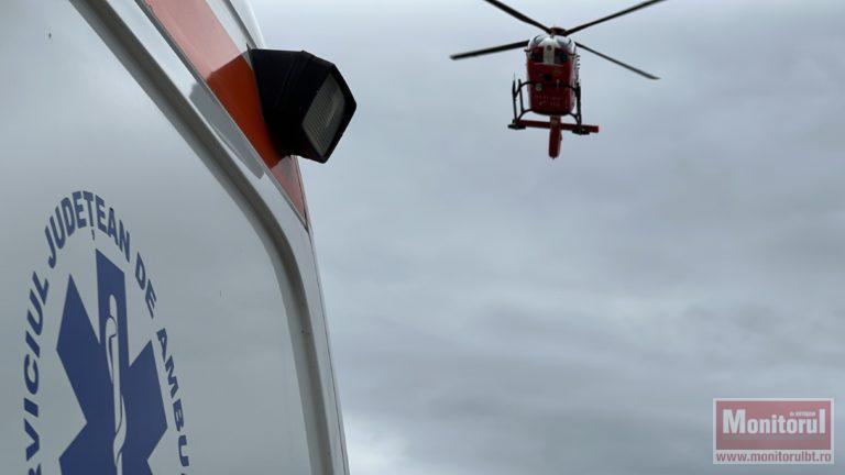 Zi record pentru SMURD: trei intervenții cu elicopterul la Botoșani în doar șase ore (VIDEO)