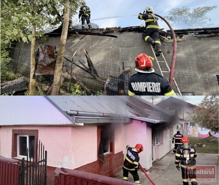 Gospodării salvate în ultima clipă de pompierii botoșăneni