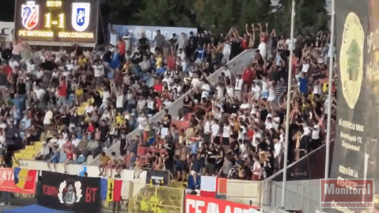 Valuri în tribunele de la Botoșani.