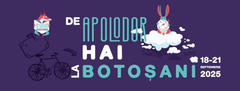 Botoșani devine capitala literaturii pentru copii. Începe Festivalul APOLODOR