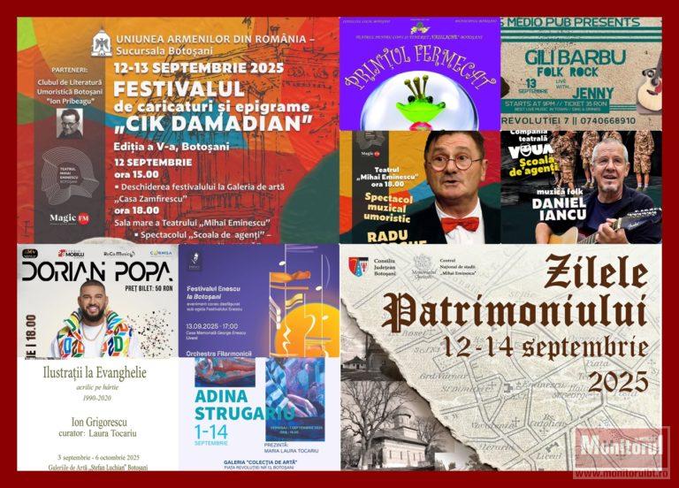 Ce facem în weekend la Botoşani? Lista evenimentelor