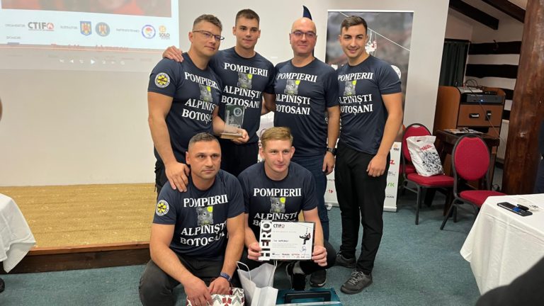 Pompierii botoșăneni, pe podium la competiția națională HERO România 2025
