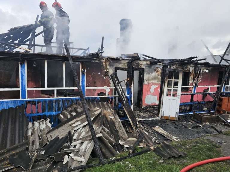 Viaţă luată de flăcări după un incendiu cumplit în judeţ