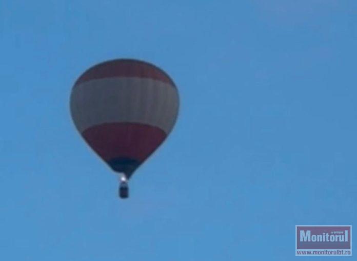 Salvatori în alertă din cauza unui balon cu aer cald (VIDEO)
