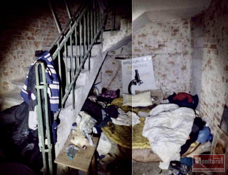 Om al străzii salvat din frig de polițiștii locali