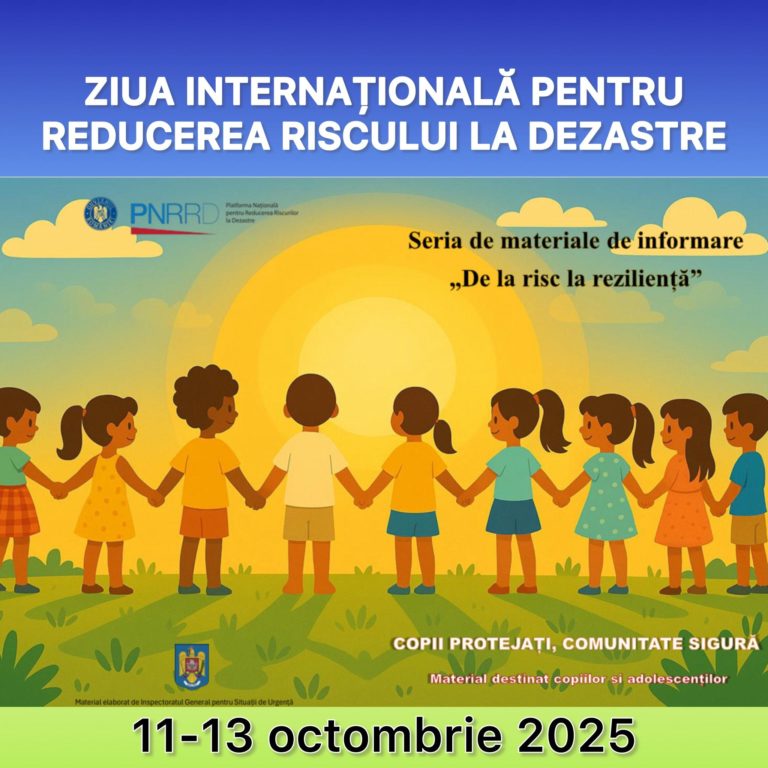 Pompierii îi învață pe copii cum să reacționeze în caz de cutremur, incendiu sau inundație