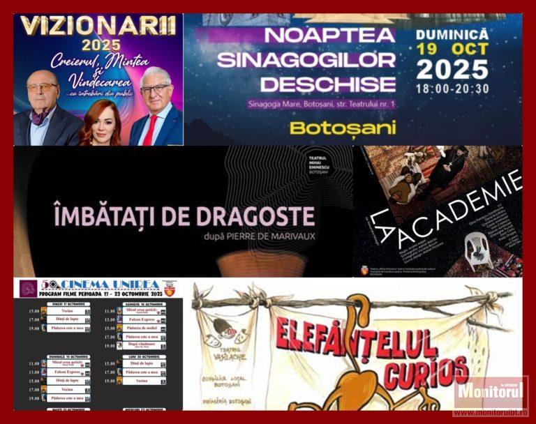 Ce facem în weekend la Botoşani? Lista evenimentelor