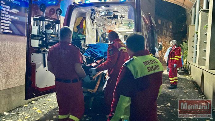 Minor preluat de ambulanța SMURD după un accident cumplit de scuter (VIDEO)