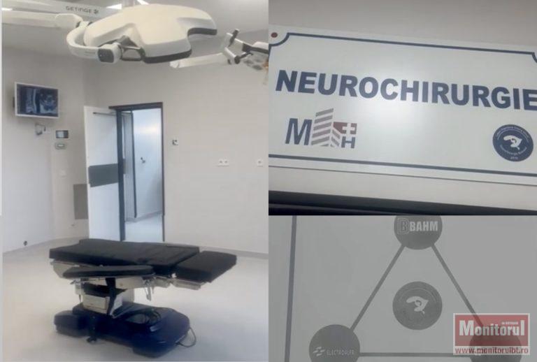 sală de operații de neurochirurgie