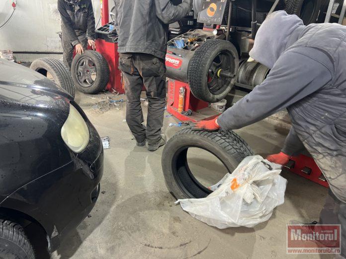 Botoșănenii iau cu asalt vulcanizările auto: 
