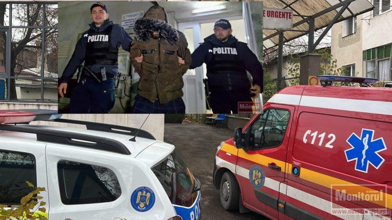 Mamă minoră şi fetiţa de trei luni bătute de tată. Agresorul săltat de poliţişti (VIDEO)