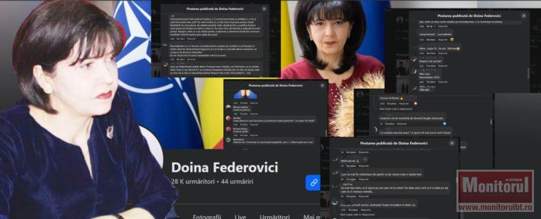 Premieră. Doina Federovici se loveşte de furia internauților