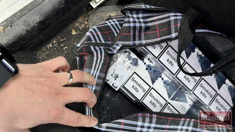 Bișnițar de țigări prins în flagrant de jandarmi