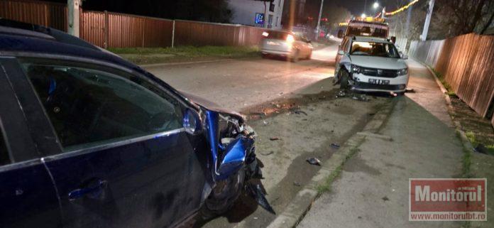 Prăpăd făcut de un șofer băut în Răchiți: mașini lovite și oameni răniți