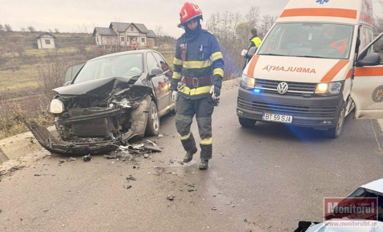 Accident cu trei victime în județ