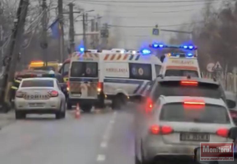 Drum la beție oprit într-un stâlp din județul vecin (VIDEO)