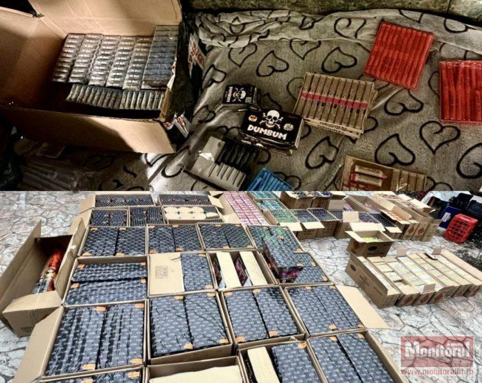 Botoșani, sub asediul petardelor: peste 17.000 de articole pirotehnice ilegale, descoperite în urma perchezițiilor