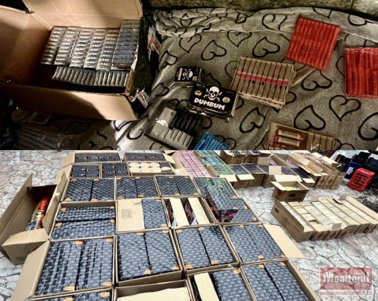 Botoșani, sub asediul petardelor: peste 17.000 de articole pirotehnice ilegale, descoperite în urma perchezițiilor