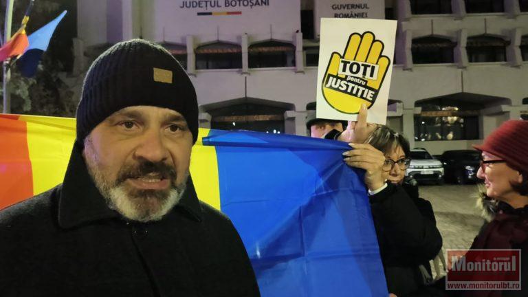 Mişcarea pentru o justiţie corectă ajunge şi la Botoşani (VIDEO)