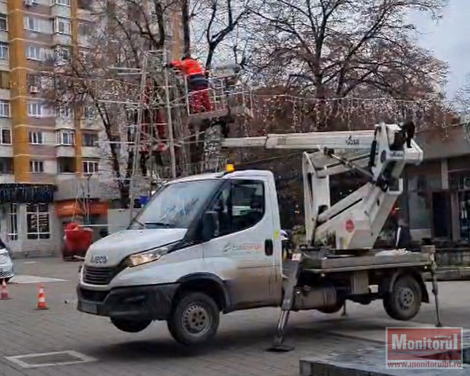 Au început lucrările de Crăciun care nu începuseră deja.