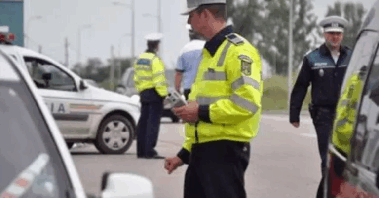Acțiune rutieră în forță la Ștefănești: trei permise reținute și amenzi pe bandă rulantă