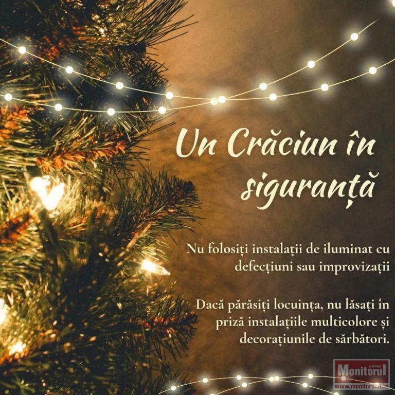 Semnal de alarmă tras de pompieri. Instalațiile defecte și sursele de foc pot incendia bradul în câteva secunde