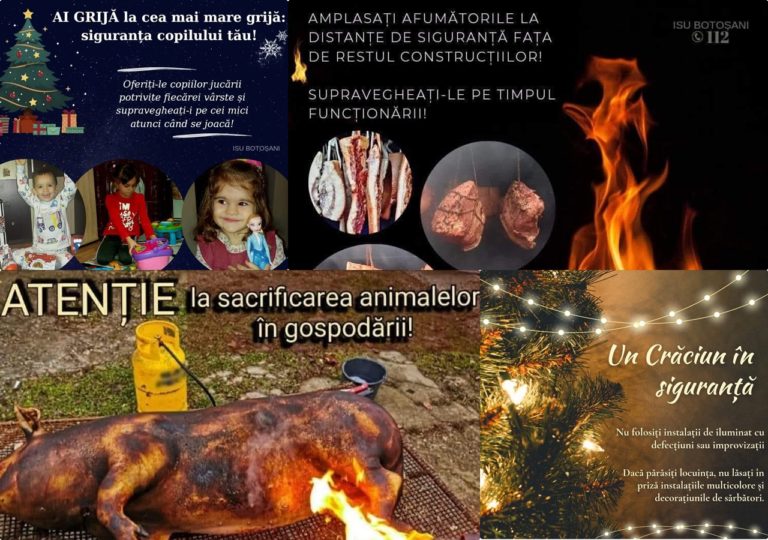 Sărbători în siguranță. Recomandări de la specialişti pentru a preveni incendiile și accidentele