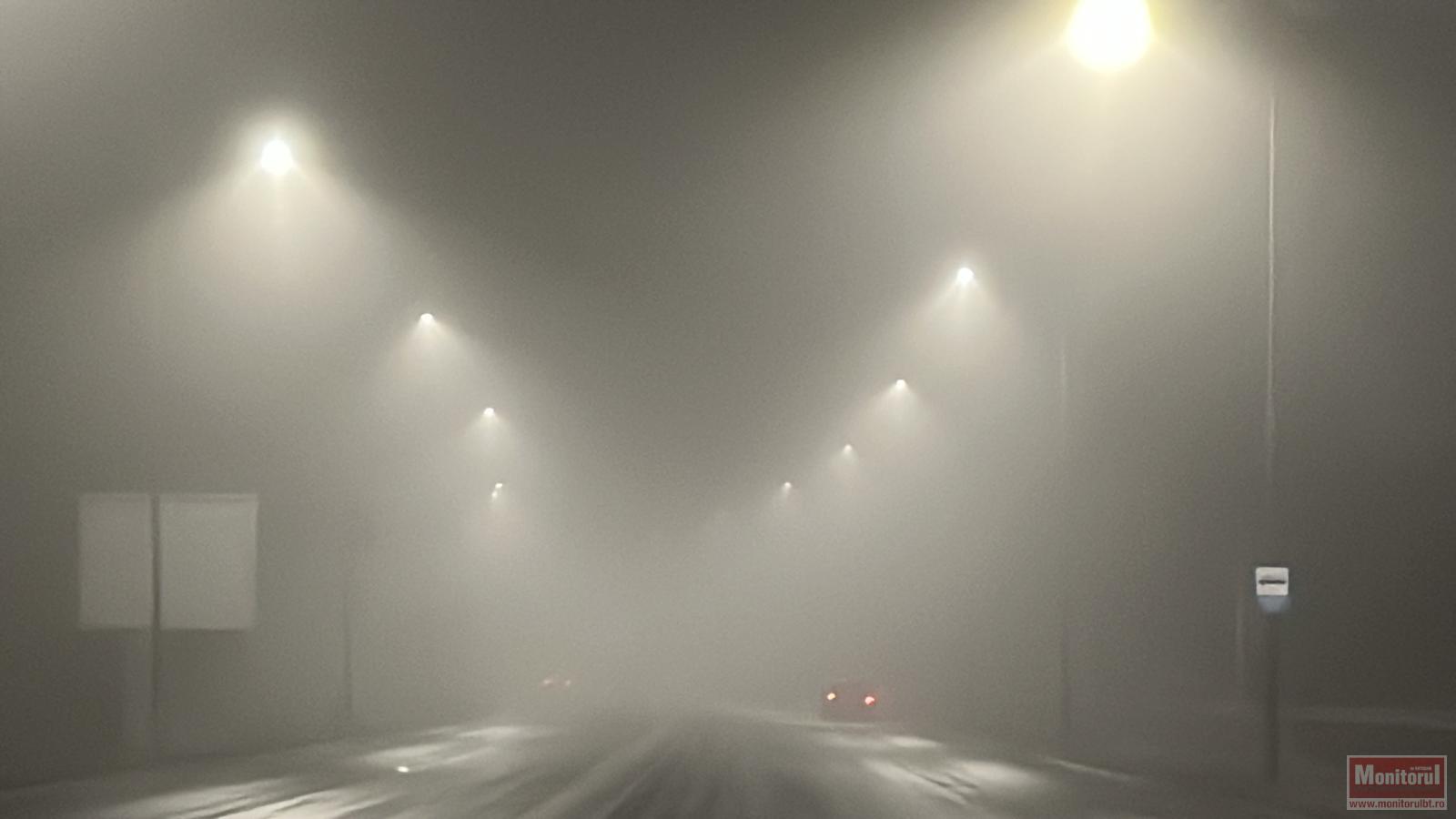 Atenție la volan! Sfărșit de săptămână cu ceață puternică (VIDEO)