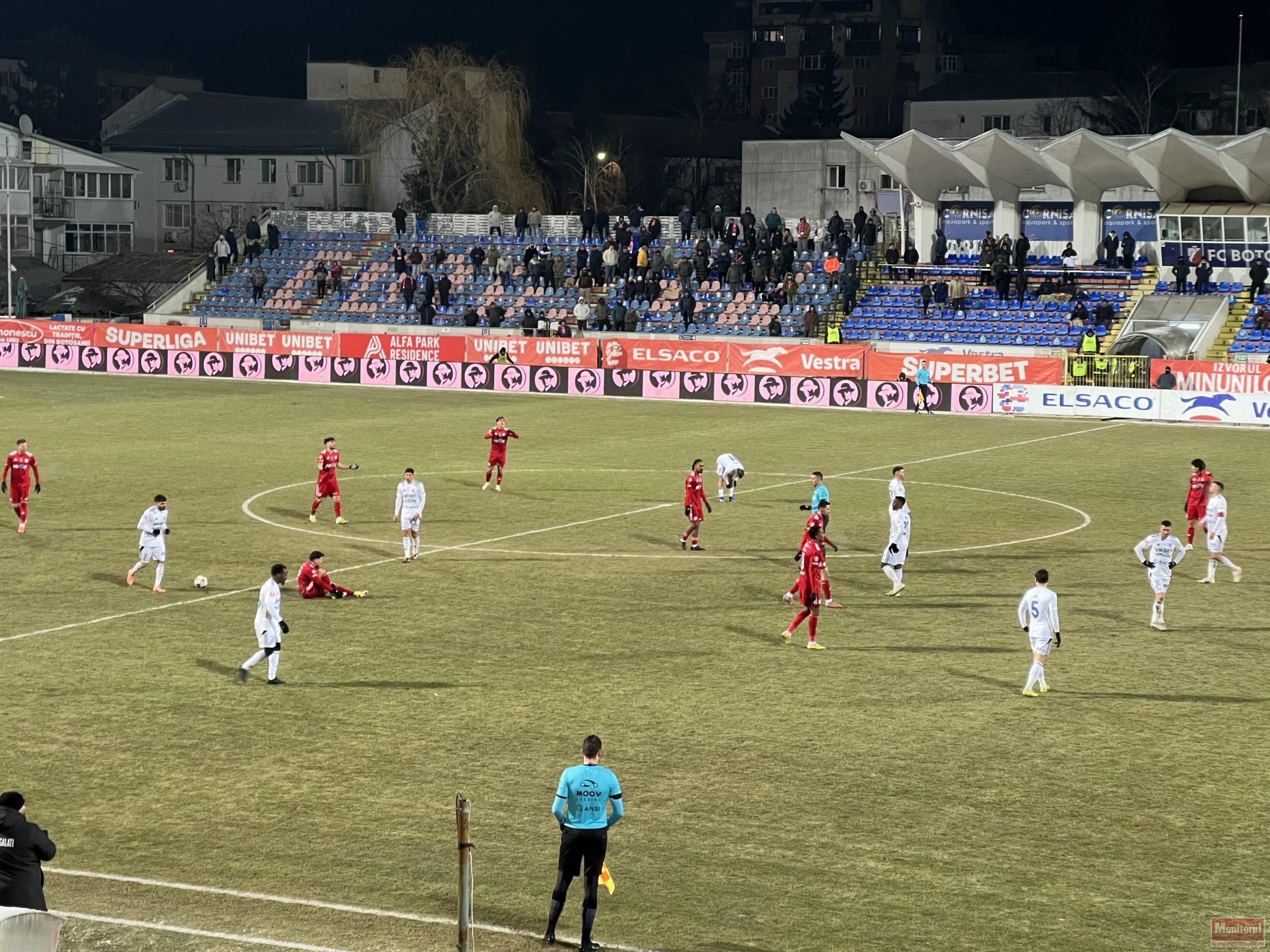 Fotbal pe minus. FC Botoșani – Oțelul Galați 0-0 (VIDEO)