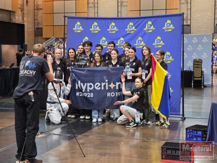 Triumf botoșănean peste Ocean. Premiu cucerit de echipa de robotică Hyperion în SUA: “Robotul lor a strălucit ca o stea”